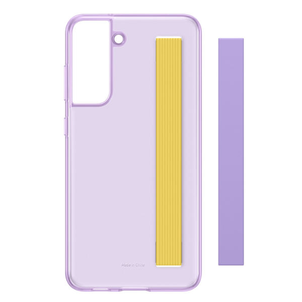 Samsung Clear Strap Cover Hülle für Galaxy S21 FE 5G EF-XG990CVEGWW Lavendel (Retail Pack)
