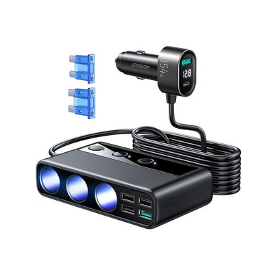 Joyroom Multi-Port USB Car/Auto Ladegerät Schwarz (JR-CL06)