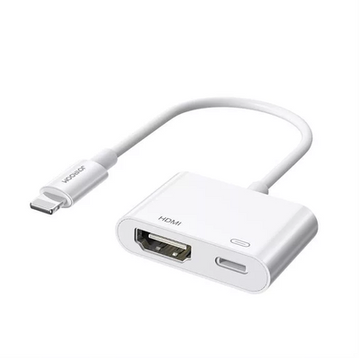Joyroom Lightning/HDMI Video and Ladegerät Adapter Weiss (S-H141)