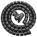 UGREEN Flexibler Kabelkanal Cable Zipper 1.5m Kabel Management - Schwarz