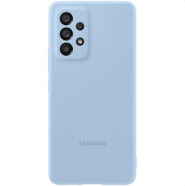 Samsung Silikon Cover Hülle für Galaxy A53 EF-PA536TLEGWW Arktisblau (Retail Pack)