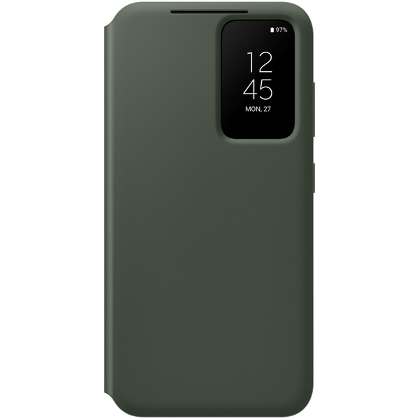 Samsung Smart View Wallet Case Hülle für Galaxy S23 Khaki EF-ZS911CGEGWW (Retail Pack)