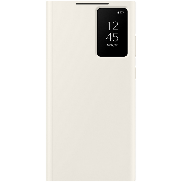 Samsung Smart View Wallet Case Hülle für Galaxy S23 Ultra Cream EF-ZS918CUEGWW (Retail Pack)
