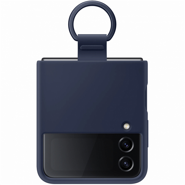 Samsung Ring Cover Hülle für Galaxy Z Flip4 EF-PF721TNEGWW Navy (Retail Pack)