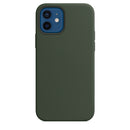 Silikon Case Hülle Mit MagSafe für iPhone 12 / 12 Pro - Grün