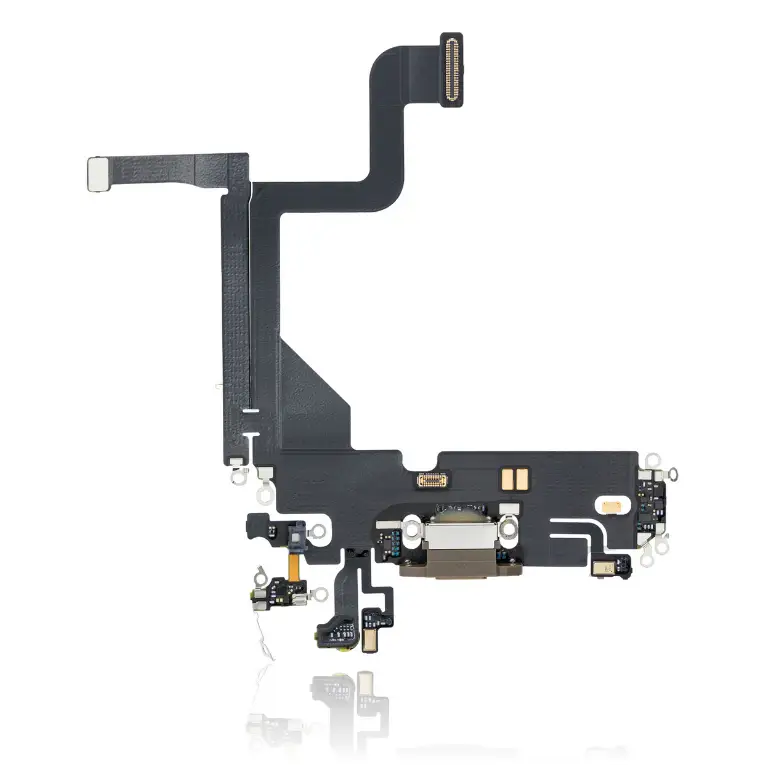 Charging Port Kabel - Ladebuchse Kompatibel für iPhone 13 Pro (Gold)