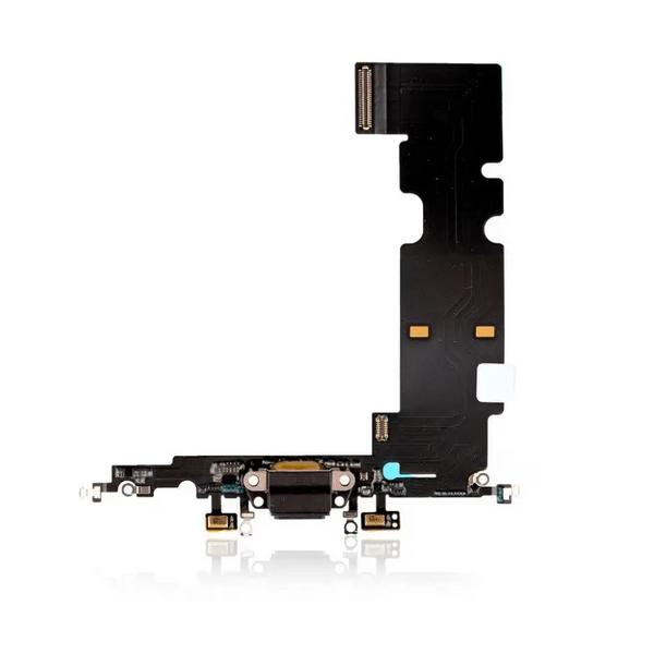 Charging Port Kabel - Ladebuchse - Ladebuchse Kompatibel für iPhone 8 Plus (Premium) (Space Grau)