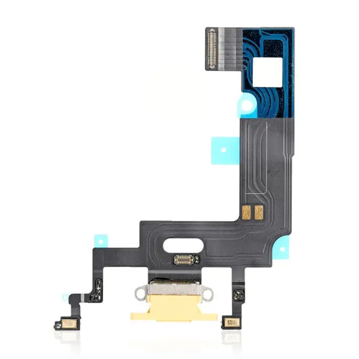 Charging Port Kabel - Ladebuchse - Ladebuchse Kompatibel für iPhone XR (Premium) (Gelb)