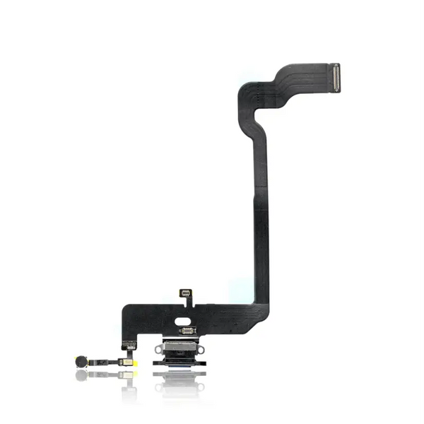 Charging Port Kabel - Ladebuchse - Ladebuchse Kompatibel für iPhone XS Max (Premium) (Space Grau)