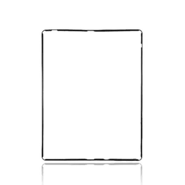 Frame - Rahmen mit Kleber für iPad 3 / 4 (Schwarz) - Frame