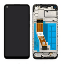 Galaxy A11 Schwarz OLED Display Bildschirm - SM-A115F / GH81-18760A (Service Pack)