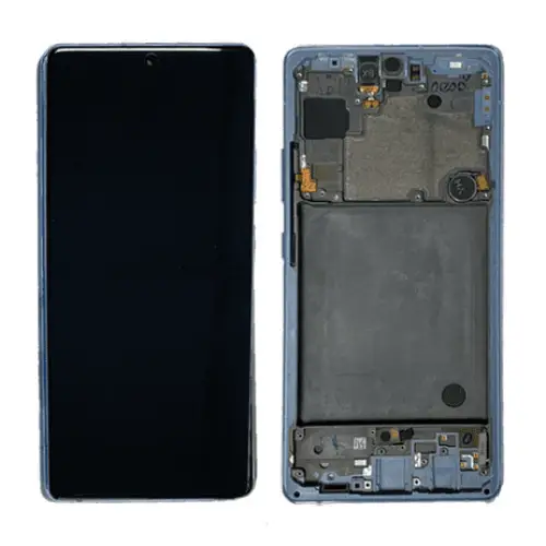 Galaxy A71 5G Blau OLED Display Bildschirm
