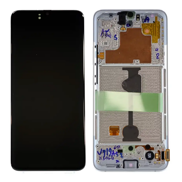 Galaxy A90 Weiß OLED Display Bildschirm - SM-A908B / GH82-21092B (Service Pack)