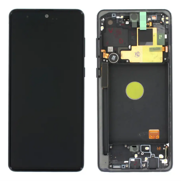 Galaxy Note 10 Lite Schwarz OLED Display Bildschirm - SM-N770F / GH82-22055A / GH82-22192A (Service Pack)