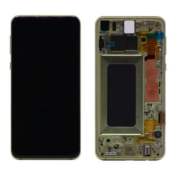 Galaxy S10e Gelb OLED Display Bildschirm - SM-G970F / GH82-18852G / GH82-18836G (Service Pack)