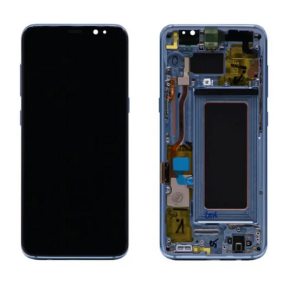 Galaxy S8 Blau OLED Display Bildschirm - SM-G950 / GH97-20457D / GH97-20473D (Refurbished)