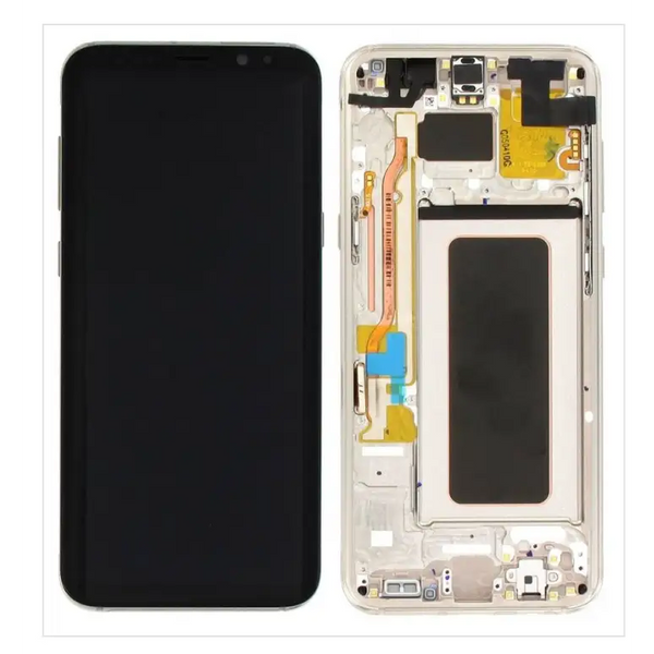 Galaxy S8 Plus Gold OLED Display Bildschirm - SM-G955 / GH97-20470F / GH97-20564F (Service Pack)