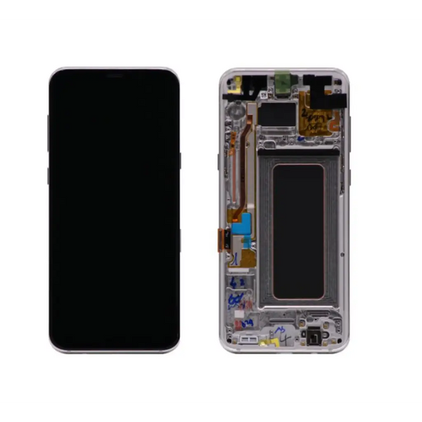 Galaxy S8 Plus Silber OLED Display Bildschirm - SM-G955 / GH97-20470B / GH97-20564B (Refurbished)