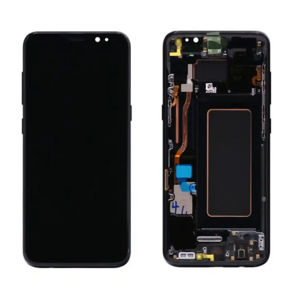 Galaxy S8 Schwarz OLED Display Bildschirm - SM-G950 / GH97-20457A / GH97-20473A (Service Pack)