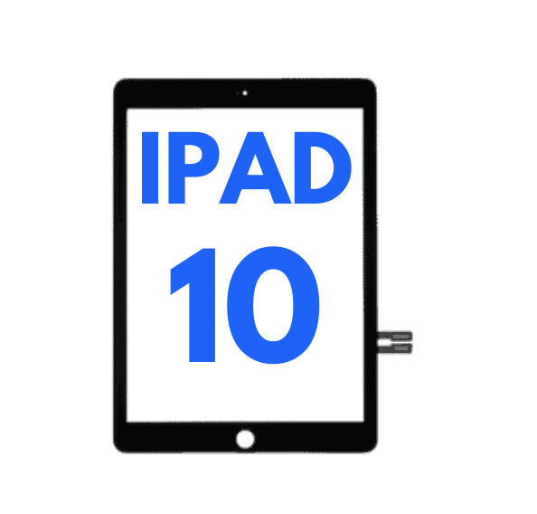 Touchscreen Glas - Digitizer für iPad 10 (10.9″ / 2022) (Kompatibel) (Schwarz)
