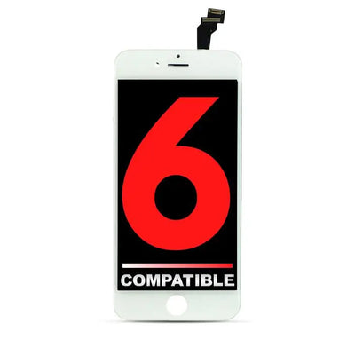 iPhone 6 Kompatibel LCD Assembly Display Bildschirm Weiß