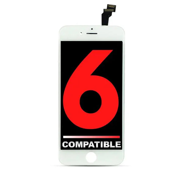 iPhone 6 Kompatibel LCD Assembly Display Bildschirm Weiß