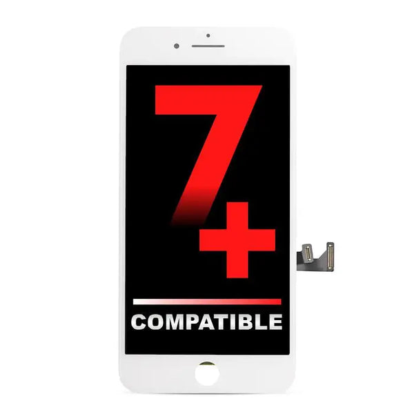 iPhone 7 Plus Kompatibel LCD Assembly Display Bildschirm Weiß