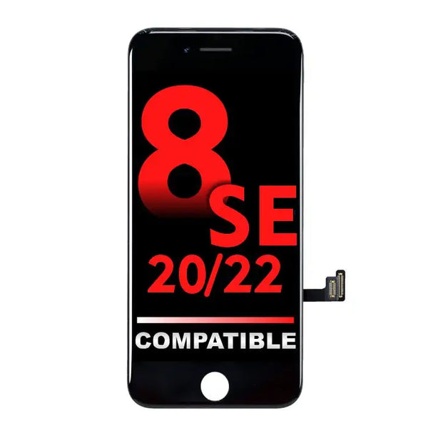 iPhone 8 / iPhone SE (2020/2022) Kompatibel LCD Assembly Display Bildschirm Schwarz
