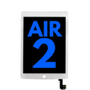 LCD Assembly Display Bildschirm mit Touchscreen Glas - Digitizer für iPad Air 2 (Sleep / Wake Sensor Flex Pre-Installed) (Pulled) (Weiß)