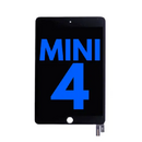 LCD Assembly Display Bildschirm mit Touchscreen Glas - Digitizer für iPad Mini 4 (Sleep / Wake Sensor Flex Pre-Installed) (Refurbished) (Schwarz)