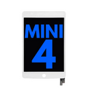 LCD Assembly Display Bildschirm mit Touchscreen Glas - Digitizer für iPad Mini 4 (Sleep / Wake Sensor Flex Pre-Installed) (Refurbished) (Weiß)