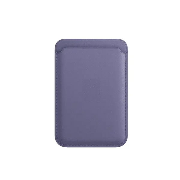 Magnetische Leder Wallet Mit MagSafe - Lila