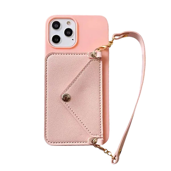 Rosa Handtasche Case Hülle für iPhone 14 Pro