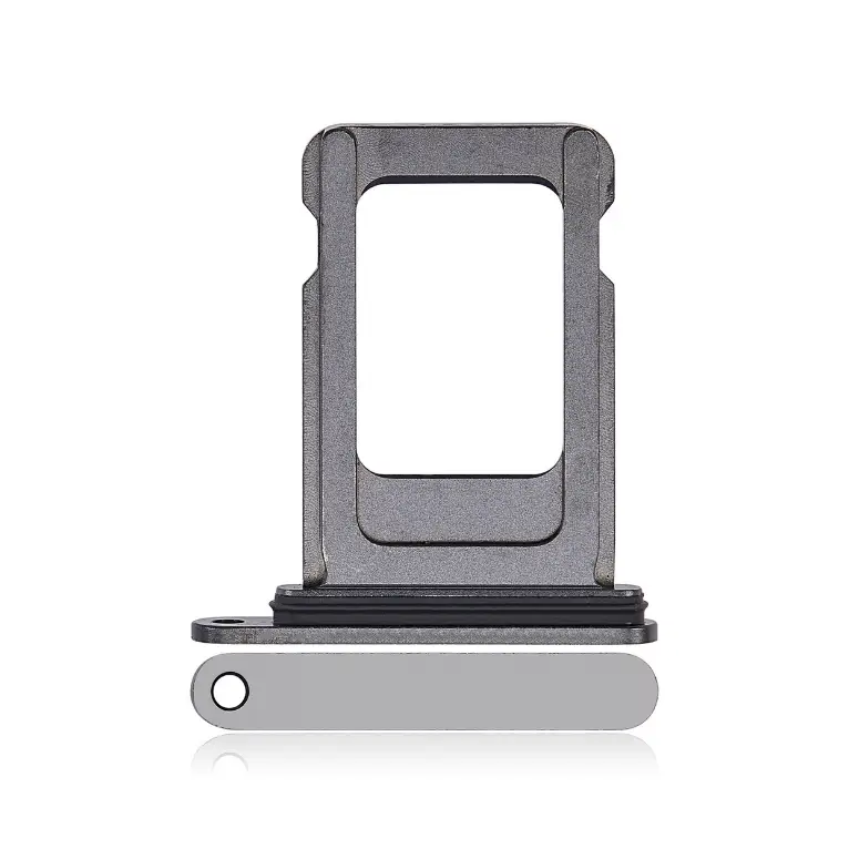 Single SIM Card Tray Kompatibel für iPhone 14 Pro / 14 Pro Max (Weltraum Schwarz)