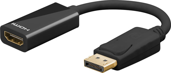 Goobay DisplayPort – HDMI (Typ A) 0,10 m – Schwarz