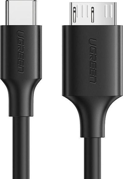 UGREEN Kabel USB Typ C - Micro USB Typ B SuperSpeed 3.0 1m - Schwarz