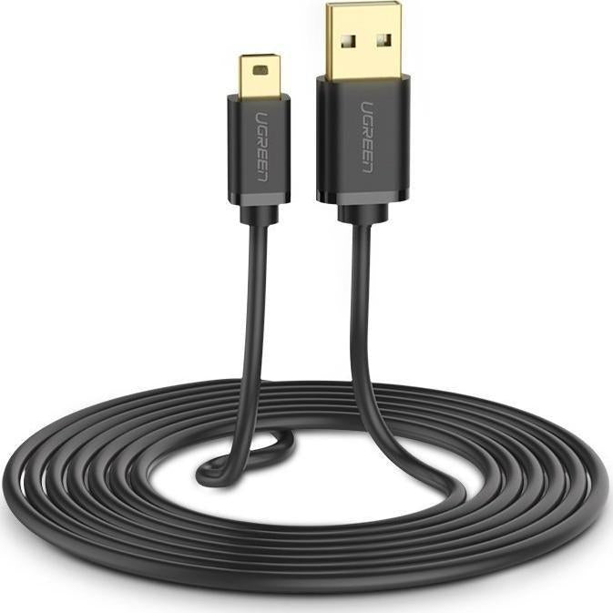 UGREEN Kabel USB - Mini USB Kabel 480 Mbps 2m - Schwarz