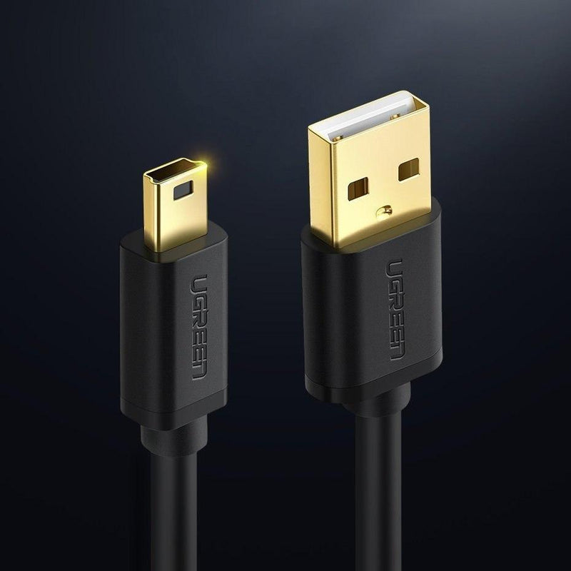 UGREEN Kabel USB - Mini USB Kabel 480 Mbps 2m - Schwarz