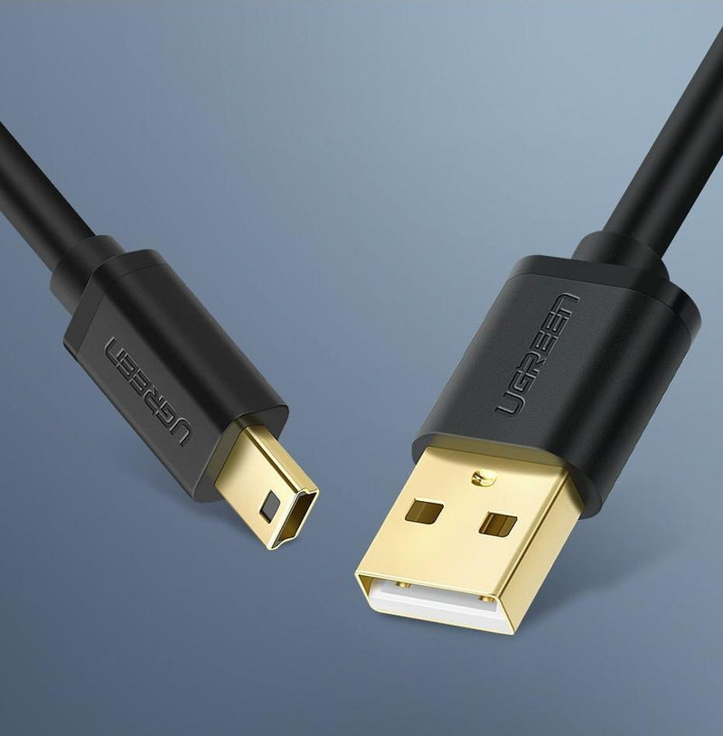 UGREEN Kabel USB - Mini USB Kabel 480 Mbps 2m - Schwarz