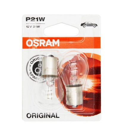 OSRAM 7506 Standard Klar 12V 21W BA15s Blinkleuchte – (2 Stk.)
