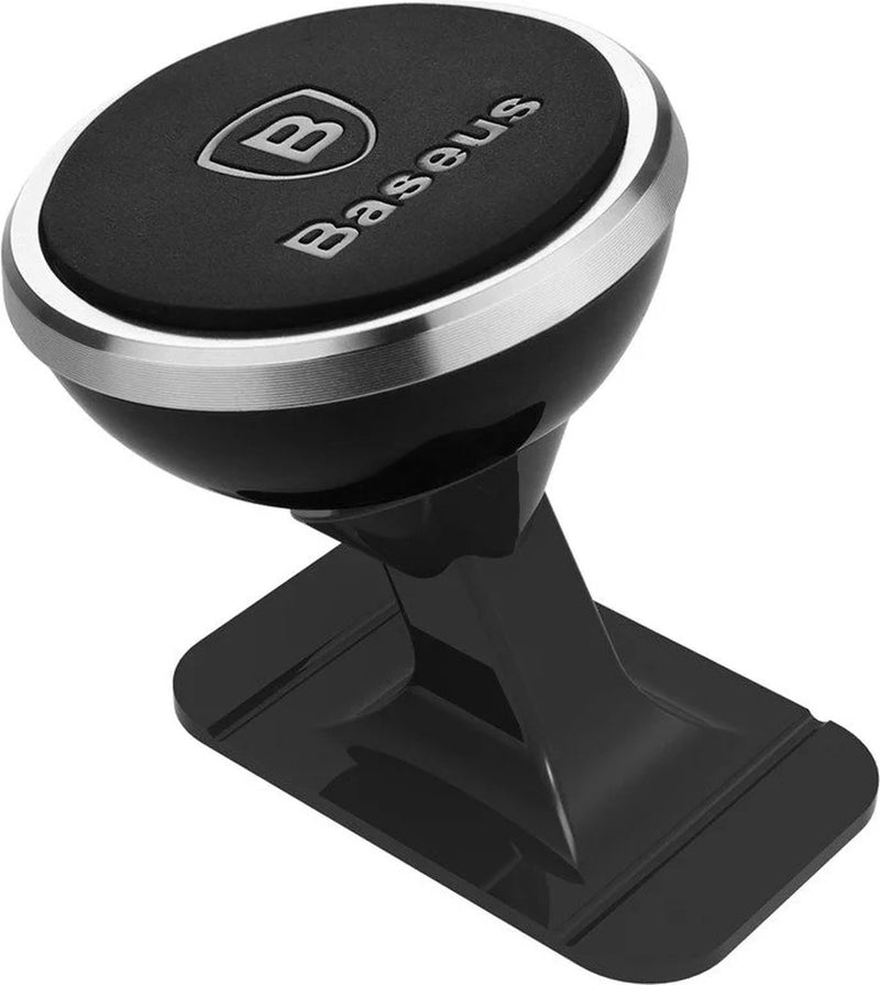 OS-Baseus 360° Adjustable Magnetic Phone Mount Holder Silber (SUCX140012)