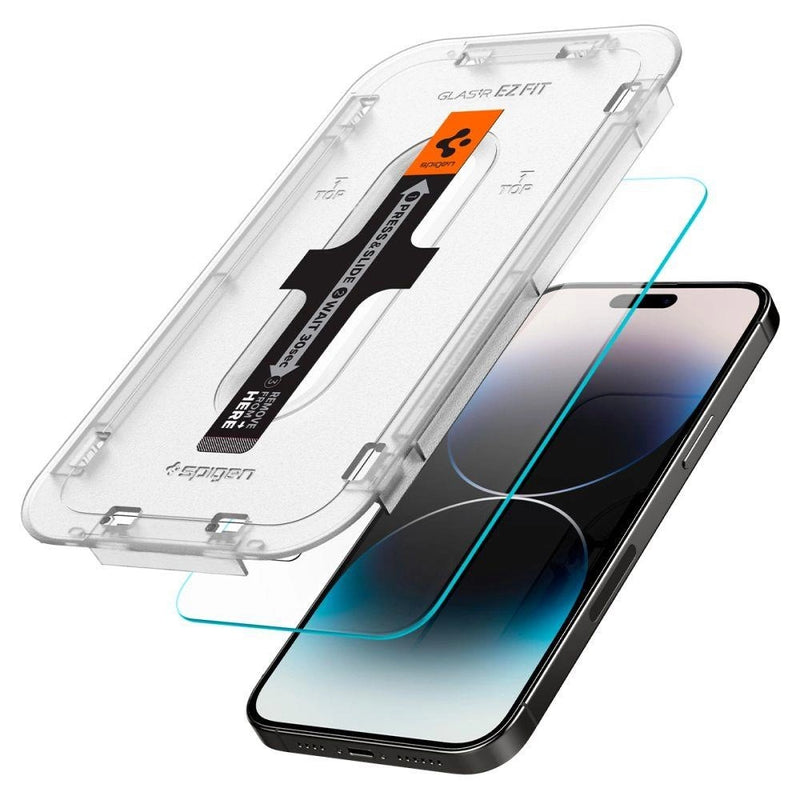 Spigen Glas.tR EZ Fit für iPhone 14 Pro Max - 2 Stück