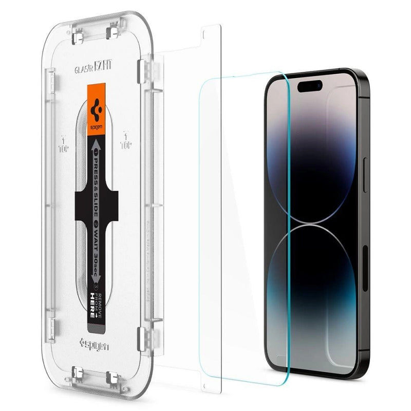 Spigen Glas.tR EZ Fit für iPhone 14 Pro Max - 2 Stück