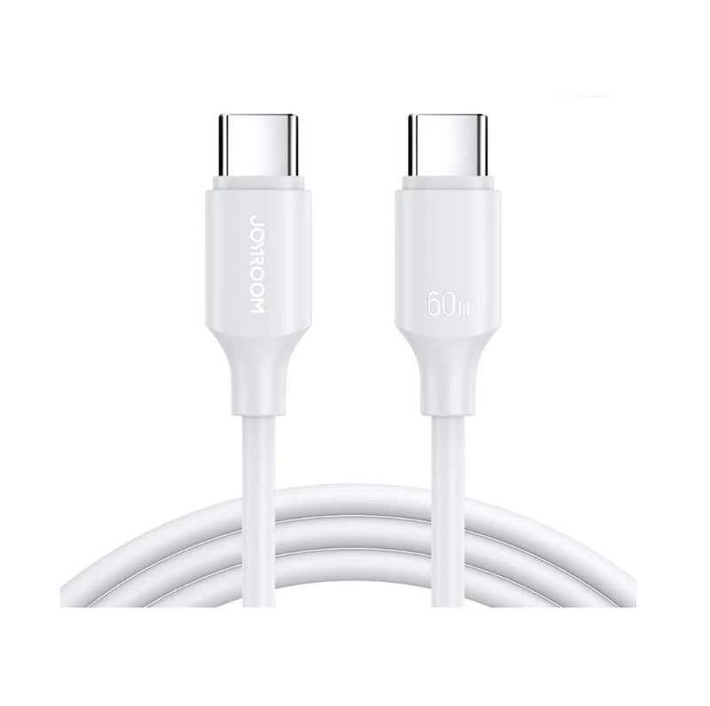 Joyroom USB-C – USB-C 1 m, USB 2.0, 60 W – Weiß (S-CC060A9)