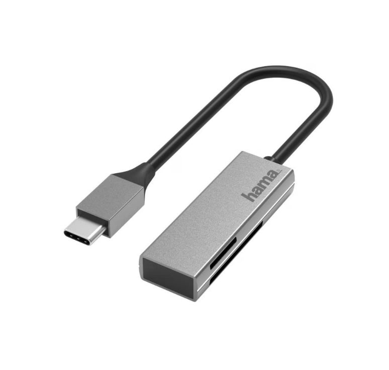 Hama USB-C Speicherkartenleser – Hochgeschwindigkeits-USB-C 3.1 Gen 1