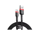Baseus USB-A auf USB-C Kabel 3m USB 2.0 Schwarz, Rot (CATKLF-U91)