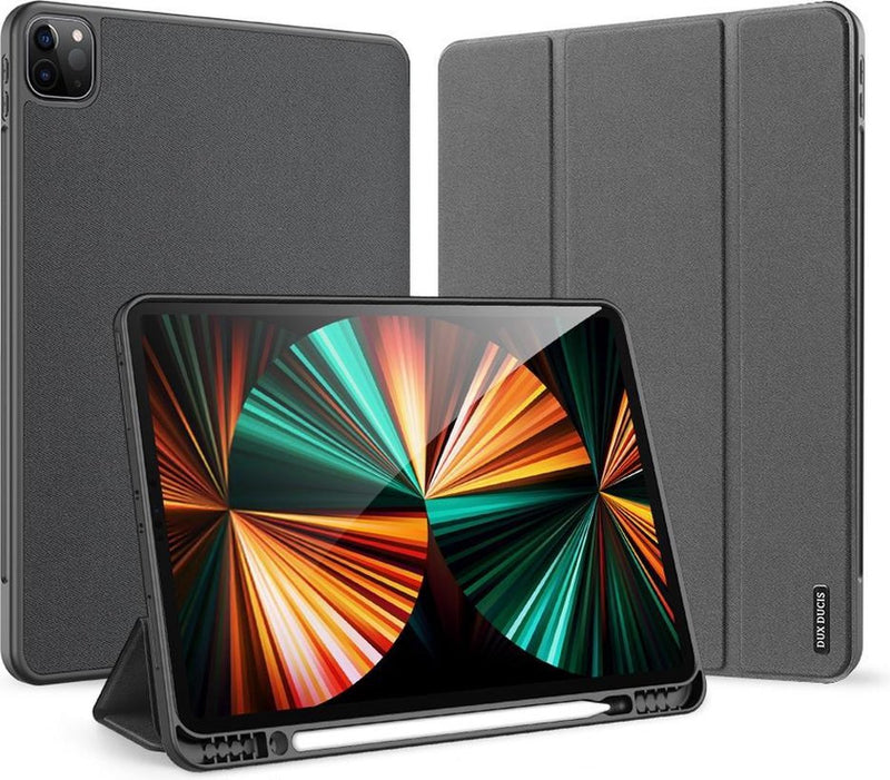 Dux Ducis Domo Tri-Fold Smart Case für Apple iPad Pro 12.9 (2020/2021/2022) – Schwarz