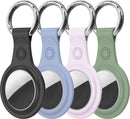 Dux Ducis Hülle (TPU / 4er Pack) Apple AirTag Schwarz+Blau+Grün+Pink