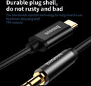 Baseus Yiven Type-C male To 3.5 male Audio Kabel M01 Schwarz (CAM01-01)