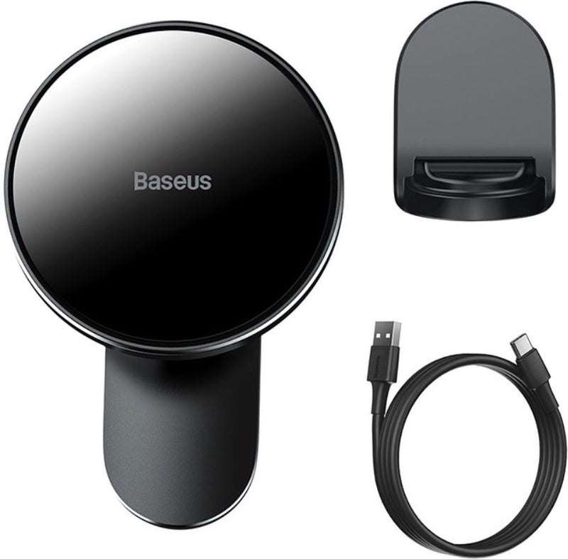 Baseus 15W Big Energy Car Mount Wireless Charger Schwarz (WXJN-01)